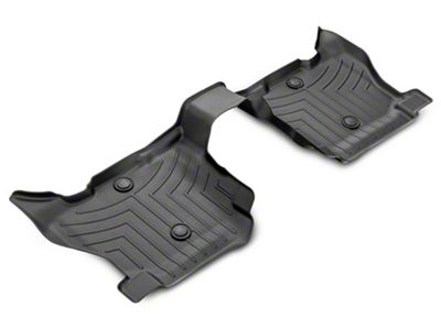 Weathertech DigitalFit Rear Floor Liner; Black (21-25 Jeep Wrangler JL 4xe)