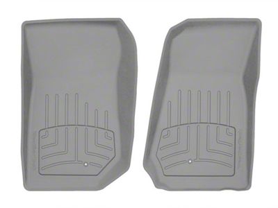 Weathertech Front Floor Liner HP; Gray (07-13 Jeep Wrangler JK)