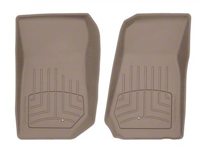 Weathertech Front Floor Liner HP; Tan (07-13 Jeep Wrangler JK)