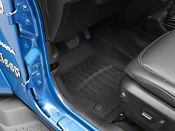 Weathertech Front and Rear Floor Liner HP; Black (18-26 Jeep Wrangler JL 4-Door, Excluding 4xe)