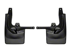 Weathertech No-Drill Mud Flaps; Rear; Black (18-24 Jeep Wrangler JL, Excluding Rubicon & Models w/ Safety Group Package)