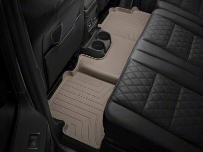 Weathertech Rear Floor Liner HP; Tan (18-25 Jeep Wrangler JL 4-Door, Excluding 4xe)