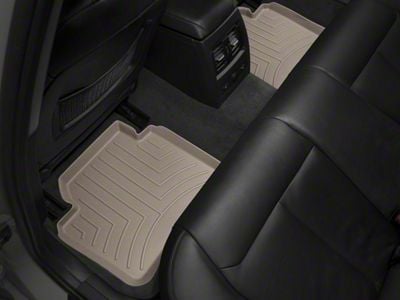 Weathertech Rear Floor Liner HP; Tan (18-25 Jeep Wrangler JL 2-Door)