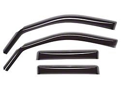 Weathertech Side Window Deflectors; Front and Rear; Dark Smoke (18-25 Jeep Wrangler JL 4-Door)