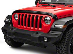 Weathertech Stone and Bug Deflector; Dark Smoke (18-25 Jeep Wrangler JL)