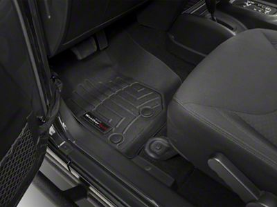 Weathertech DigitalFit Front and Rear Floor Liners; Black (14-18 Jeep Wrangler JK 4-Door)