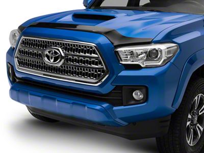 Weathertech Low Profile Hood Protector; Dark Smoke (16-23 Tacoma)