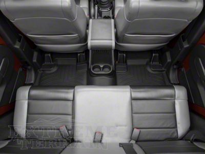 Weathertech DigitalFit Rear Floor Liner; Black (07-13 Jeep Wrangler JK 4-Door)