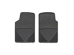 Weathertech All-Weather Front Rubber Floor Mats; Black (87-06 Jeep Wrangler YJ & TJ)