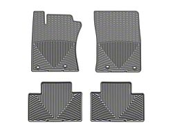 Weathertech All-Weather Front and Rear Rubber Floor Mats; Gray (18-23 Tacoma w/ Automatic Transmission)