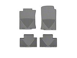 Weathertech All-Weather Front and Rubber Floor Mats; Gray (12-15 Tacoma Access Cab, Double Cab)