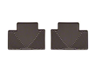 Weathertech All-Weather Rear Rubber Floor Mats; Cocoa (05-23 Tacoma Access Cab, Double Cab)