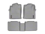Weathertech DigitalFit Front and Rear Floor Liners; Gray (08-11 Tacoma Access Cab w/ Automatic Transmision w/o Underseat Storage)