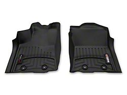 Weathertech DigitalFit Front Floor Liners; Black (18-23 Tacoma w/ Automatic Transmission)
