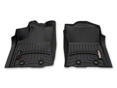 Weathertech DigitalFit Front Floor Liners; Black (18-23 Tacoma w/ Automatic Transmission)
