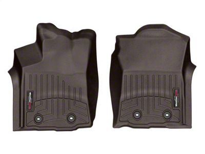 Weathertech DigitalFit Front Floor Liners; Cocoa (18-23 Tacoma w/ Automatic Transmission)