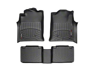 Weathertech DigitalFit Front and Rear Floor Liners; Black (08-11 Tacoma Access Cab)