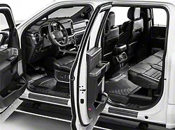Weathertech Door SillProtector; Black (18-23 Tacoma Double Cab)