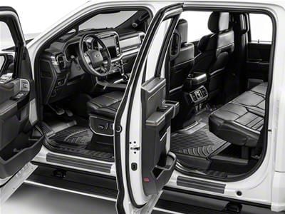 Weathertech Door SillProtector; Black (18-23 Tacoma Double Cab)