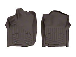 Weathertech Front Floor Liner HP; Cocoa (16-17 Tacoma w/ Automatic Transmission)