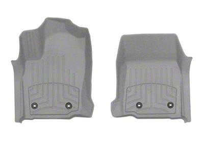 Weathertech Front Floor Liner HP; Gray (24-25 Tacoma w/ Automatic Transmission)