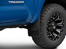 Weathertech No-Drill Mud Flaps; Front and Rear; Black (16-23 Tacoma)