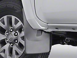 Weathertech No-Drill Mud Flaps; Front and Rear; Black (16-23 Tacoma w/ OE Fender Flares)