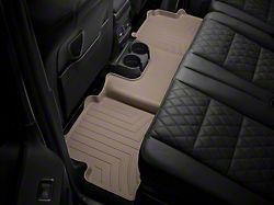 Weathertech Rear Floor Liner HP; Tan (12-15 Tacoma Double Cab w/ Carpet Floors)