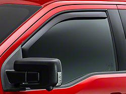 Weathertech Side Window Deflectors; Front; Dark Smoke (95-04 Tacoma)