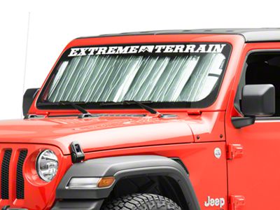 Weathertech TechShade Windshield Sun Shade (18-25 Jeep Wrangler JL w/o Windshield Mounted Sensor)