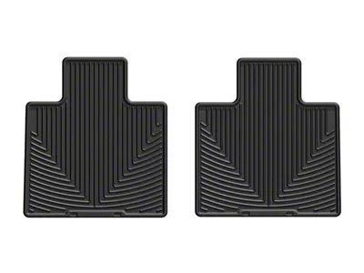 Weathertech All-Weather Rear Rubber Floor Mats; Black (17-24 Titan Crew Cab)