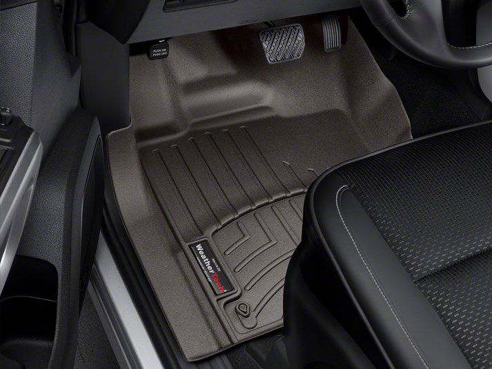 3D All-Weather Floor Mats For 2017-2021 Nissan Titan Crew Cab - TPE Rubber Liners