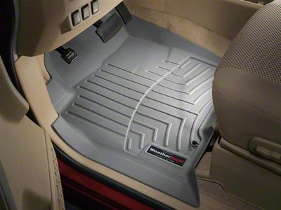 Weathertech DigitalFit Front Floor Liners; Gray (04-08 Titan Crew Cab w/ Single Driver Side Retention Hook)