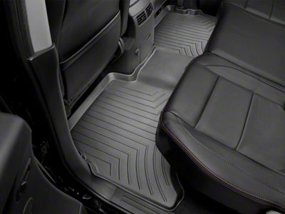 Weathertech DigitalFit Rear Floor Liners; Black (04-08 Titan Crew Cab)