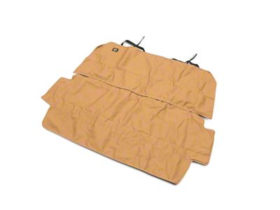 Weathertech Second Row Seat Protector; Tan (04-24 Titan Crew Cab)