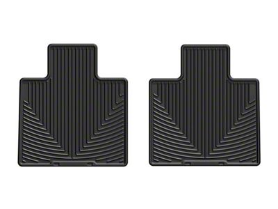 Weathertech All-Weather Rear Rubber Floor Mats; Black (16-21 Titan XD Crew Cab)