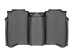 Weathertech DigitalFit Rear Floor Liners; Black (16-21 Titan XD Crew Cab w/ Front Bucket Seats, Carpet Flooring & w/o Rear Seat Cargo Organizer)