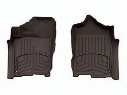 Weathertech Front Floor Liner HP; Cocoa (16-24 Titan XD Crew Cab)