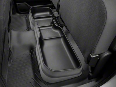 Weathertech Underseat Storage System; Black (16-21 Titan XD Crew Cab)