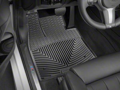 Weathertech All-Weather Front Rubber Floor Mats; Black (22-25 Tundra)