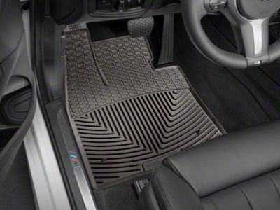 Weathertech All-Weather Front Rubber Floor Mats; Cocoa (22-25 Tundra)
