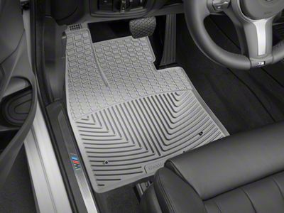 Weathertech All-Weather Front Rubber Floor Mats; Gray (22-25 Tundra)