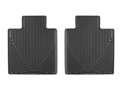 Weathertech All-Weather Rear Rubber Floor Mats; Black (22-25 Tundra CrewMax)