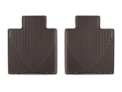 Weathertech All-Weather Rear Rubber Floor Mats; Cocoa (22-25 Tundra CrewMax)
