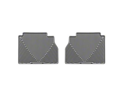 Weathertech All-Weather Rear Rubber Floor Mats; Gray (07-21 Tundra Double Cab, CrewMax)