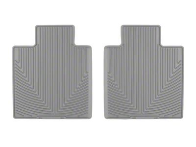 Weathertech All-Weather Rear Rubber Floor Mats; Gray (22-25 Tundra CrewMax)