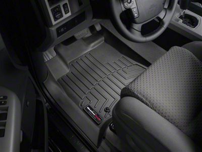 Weathertech DigitalFit Front Floor Liners; Black (07-11 Tundra)