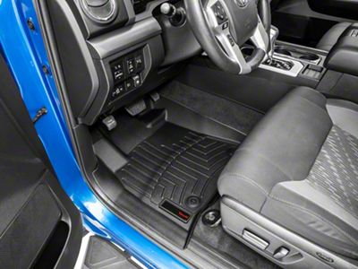 Weathertech DigitalFit Front and Rear Floor Liners; Black (14-21 Tundra CrewMax)