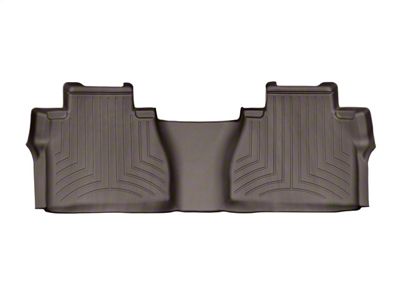 Weathertech DigitalFit Rear Floor Liner; Cocoa (14-21 Tundra Double Cab w/o Underseat Storage Box)