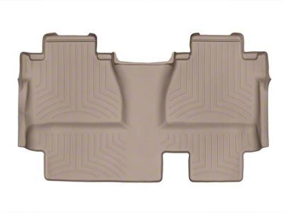 Weathertech DigitalFit Rear Floor Liner; Tan (14-21 Tundra Double Cab w/ Underseat Storage Box)
